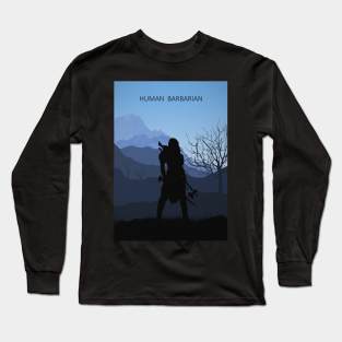 Human Barbarian Long Sleeve T-Shirt